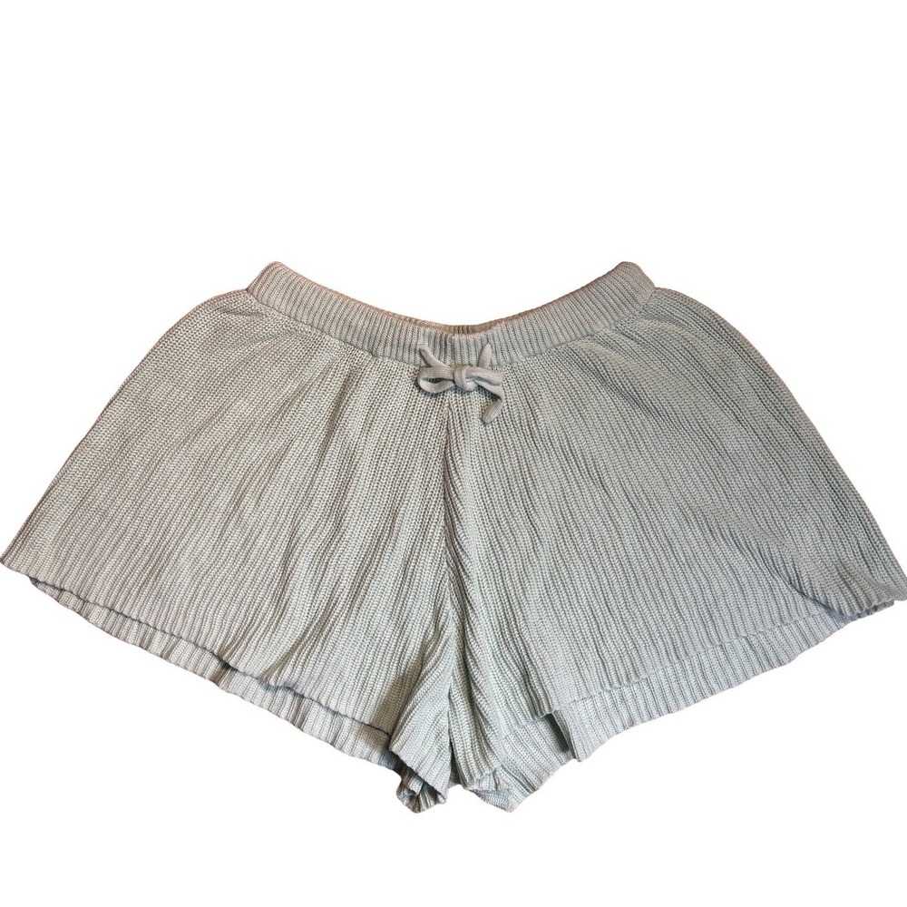 Idem Ditto Knit Shorts Light Green Women's Size Small